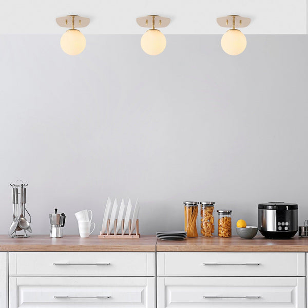 Lustra Well Chandelier, Auriu, 25x25x20 cm