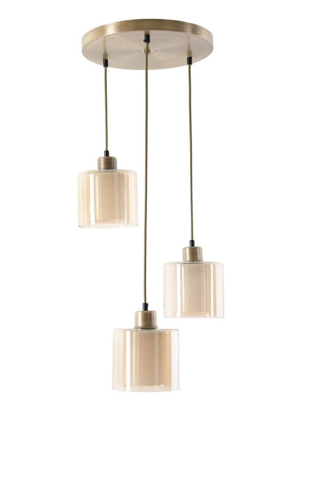 Lustra Yeni Chandelier, Cupru, 30x30x70 cm