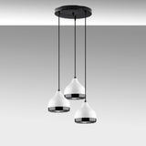 Lustra Yıldo 2 Chandelier, Alb