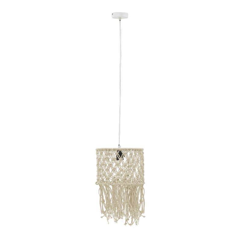Lustra Zelian, Natural, 25x25x100 cm, imagine suplimentara