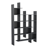 Manco Bibliotecă, antracit, 122x26x188 cm - Antracit