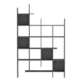 Manco Bibliotecă, antracit, 122x26x188 cm - Antracit