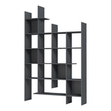 Manco Bibliotecă, antracit, 122x26x188 cm - Antracit