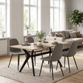Masă de Dining Adore Luna, Stejar, 181x75x90 cm, imagine suplimentara