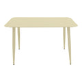 Masă aluminiu cu finisaj Champagne Vista, Aluminiu, 150x80x72 cm, imagine suplimentara