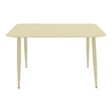 Masă aluminiu cu finisaj Champagne Vista, Aluminiu, 150x80x72 cm