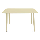 Masă aluminiu cu finisaj Champagne Vista, Aluminiu, 150x80x72 cm, imagine suplimentara