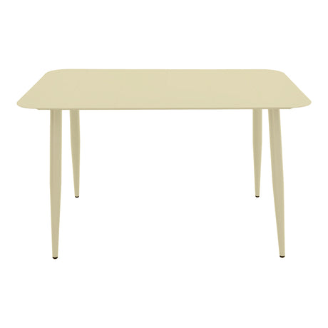 Masă aluminiu cu finisaj Champagne Vista, Aluminiu, 150x80x72 cm