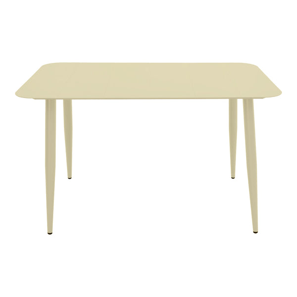 Masă aluminiu cu finisaj Champagne Vista, Aluminiu, 150x80x72 cm