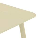 Masă aluminiu cu finisaj Champagne Vista, Aluminiu, 150x80x72 cm
