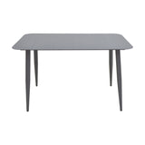 Masă Aluminiu Vista, Aluminiu, Antracit, 120x70x72 cm - Antracit