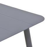 Masă Aluminiu Vista, Aluminiu, Antracit, 120x70x72 cm - Antracit