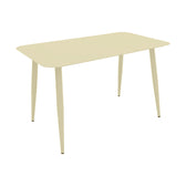mobilier de gradina Masă aluminiu Vista, Aluminiu, 120x70x72 cm, nuanță șampanie