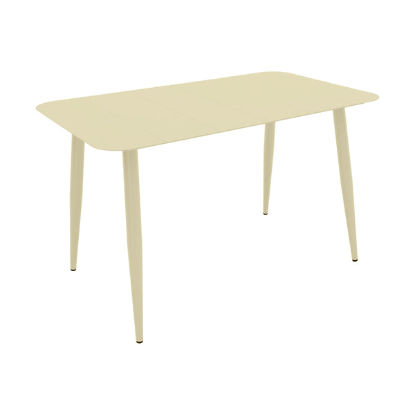 Masă aluminiu Vista, Aluminiu, nuanță, șampanie, 120x70x72 cm