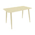 mobilier de gradina Masă aluminiu Vista, Aluminiu, 120x70x72 cm, nuanță șampanie