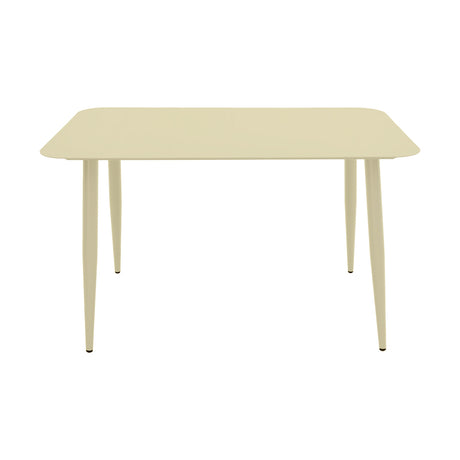 Masă aluminiu Vista, Aluminiu, nuanță, șampanie, 120x70x72 cm
