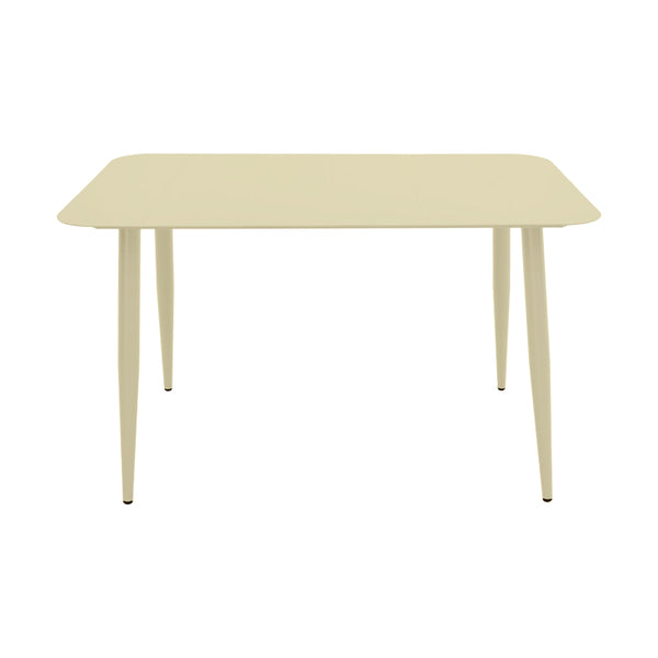 Masă aluminiu Vista, Aluminiu, nuanță, șampanie, 120x70x72 cm