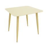 mobilier de gradina Masă aluminiu Vista, șampanie, aluminiu, 80x80x72 cm