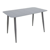 mobilier de gradina Masă aluminiu Vista, Stil Anthracit, Aluminiu, 120x70x72 cm