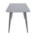 Masă aluminiu Vista, Stil Anthracit, Aluminiu, Antracit, 120x70x72 cm, detaliu produs