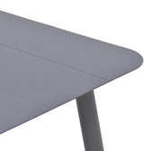 Masă aluminiu Vista, Stil Anthracit, Aluminiu, Antracit, 120x70x72 cm, perspectiva suplimentara
