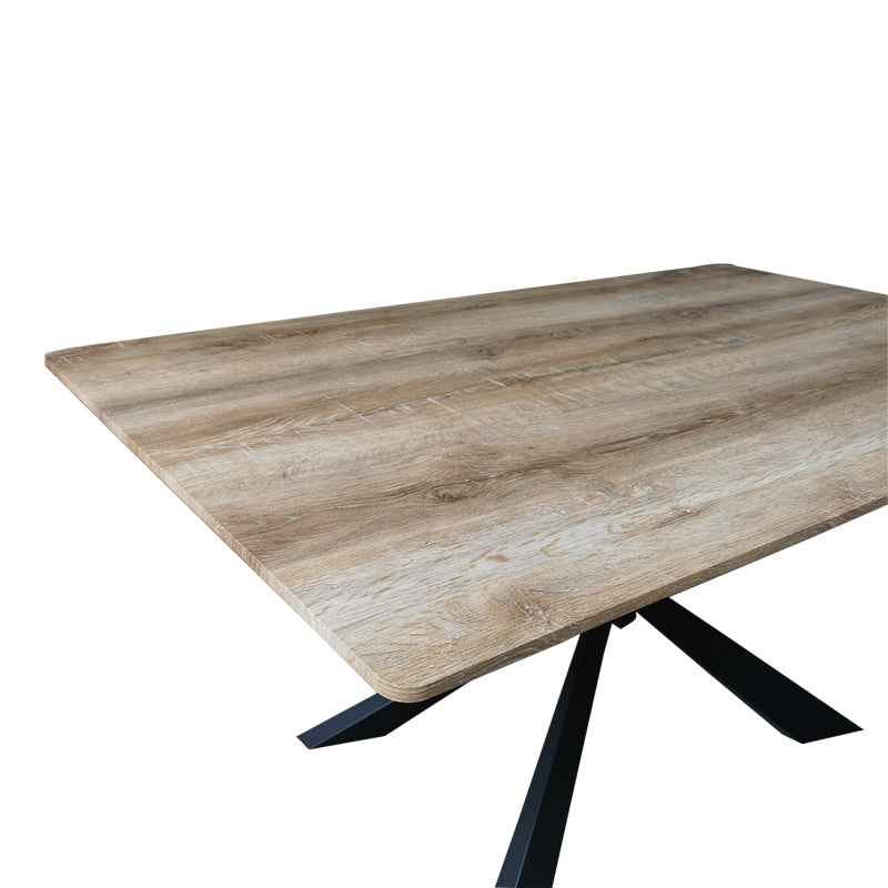 Masa Aragne, sonoma, 160x90x75 cm