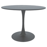 Masa Balou MDF, Gri inchis - Alb - Negru, 100x75 cm - Gri inchis