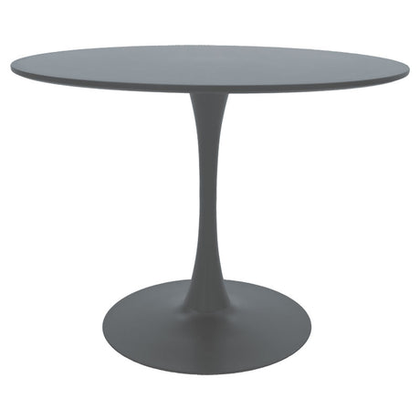 Masa Balou MDF, Gri inchis - Alb - Negru, 100x75 cm