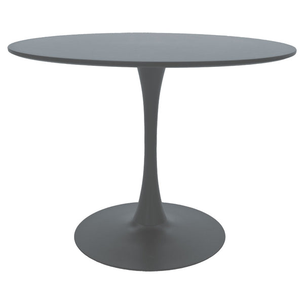 Masa Balou MDF, Gri inchis - Alb - Negru, 100x75 cm