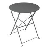 Masă Bistro pliabilă, metal, albă, 60x71 cm - Antracit