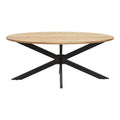 Masa Bonre din lemn masiv de acacia, Natural, 175x96x76 cm, imagine suplimentara