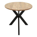 Masa Bonre din lemn masiv de acacia, Natural, 175x96x76 cm, detaliu produs