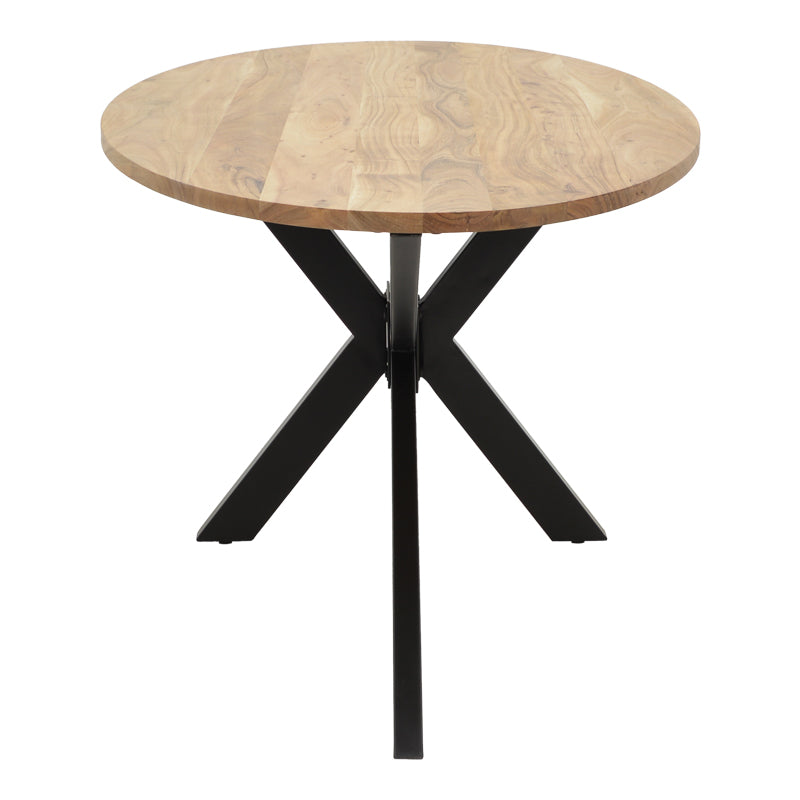 Masa Bonre din lemn masiv de acacia, Natural, 175x96x76 cm