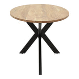 Masa Bonre din lemn masiv de acacia, Natural, 175x96x76 cm
