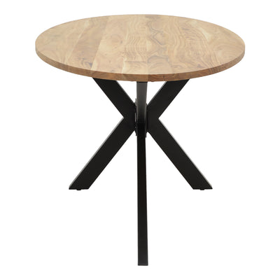 Masa Bonre din lemn masiv de acacia, Natural, 175x96x76 cm, detaliu produs