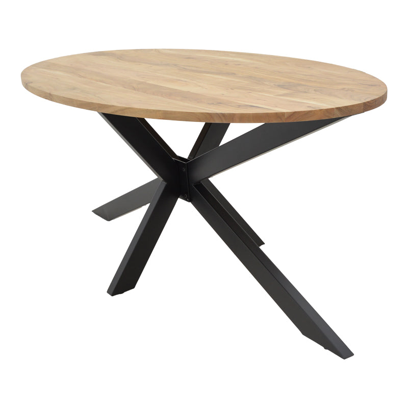 Masa Bonre din lemn masiv de acacia, Natural, 175x96x76 cm