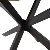 Masa Bonre din lemn masiv de acacia, Natural, 175x96x76 cm