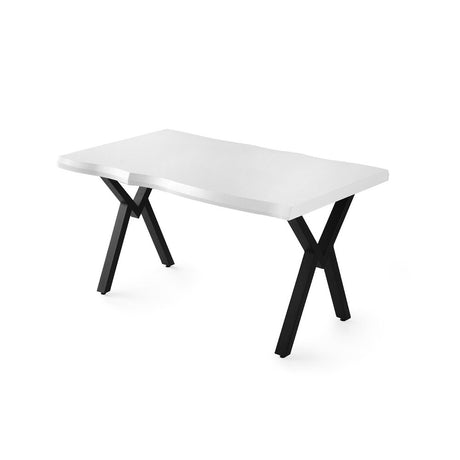 Masa Bucatarie Efor, Nuc - Alb, 140x75x80 cm