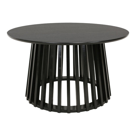 Masă cafea Domonic, Negru, 80x45 cm