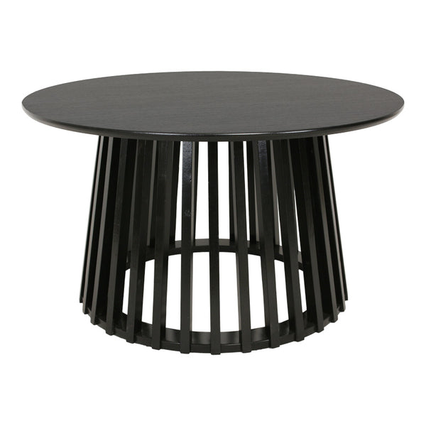 Masă cafea Domonic, Negru, 80x45 cm