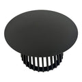 Masă cafea Domonic, Negru, 80x45 cm, detaliu produs
