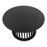 Masă cafea Domonic, Negru, 80x45 cm
