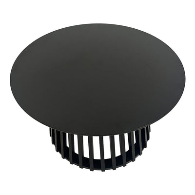 Masă cafea Domonic, Negru, 80x45 cm, detaliu produs