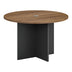 Set De Mobilier De Birou Masa conferinte profesionala cu design Oscar, Lemn Nuc-Antracit, 150x76 cm
