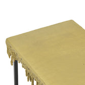 Masa Consolă Bulco metal, auriu-negru, 80x28x72 cm, perspectiva suplimentara