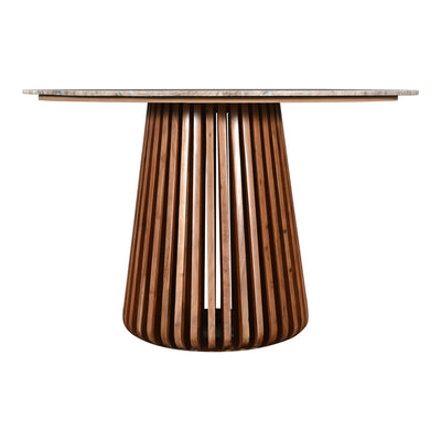 Masa cu blat de marmura Mable, Lemn de Acacia, Natur, 120x76 cm, detaliu produs
