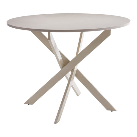 Masa Dammero Crem mdf, crem, D100x75 cm