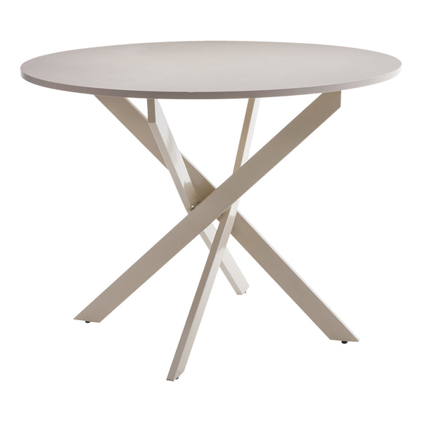 Masa Dammero Crem mdf, crem, D100x75 cm
