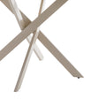 Masa Dammero Crem mdf, crem, D100x75 cm, detaliu produs