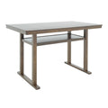 Masa de bar Tenor lemn Natural cauciuc, nuc 150x90x91 cm